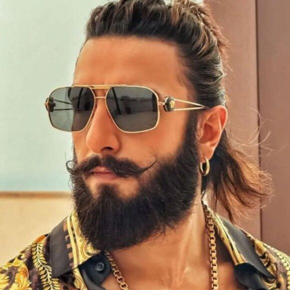 🕶️ New Versace VE2269 100287 Sunglasses - Gold Frame, Grey Lenses - Picture 1 of 10